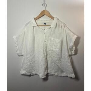 Old Navy Short Sleeve Button Top Size 2X
